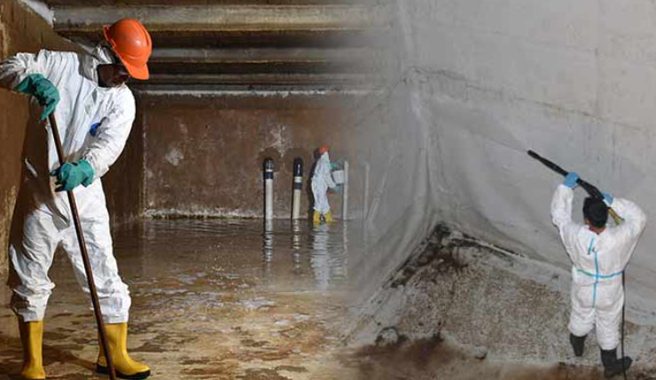 Limpieza de cisternas con acido clorhidrico